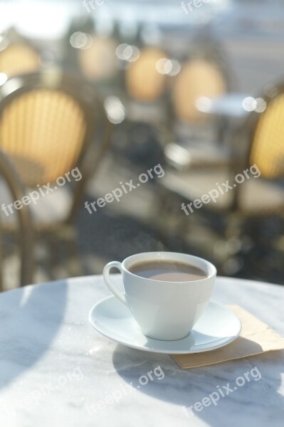 Cafe Coffee Coffee Mug Outdoor Seating Solar