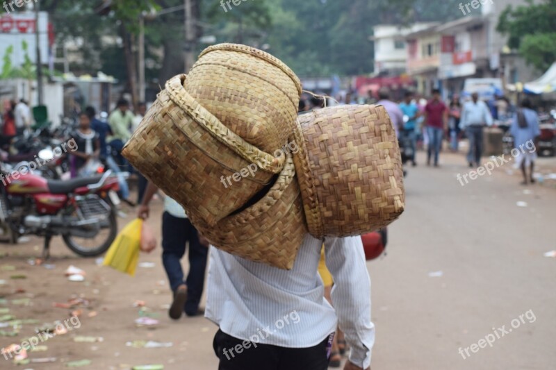 Market Dhenkanal Rathayatra Shopping Man