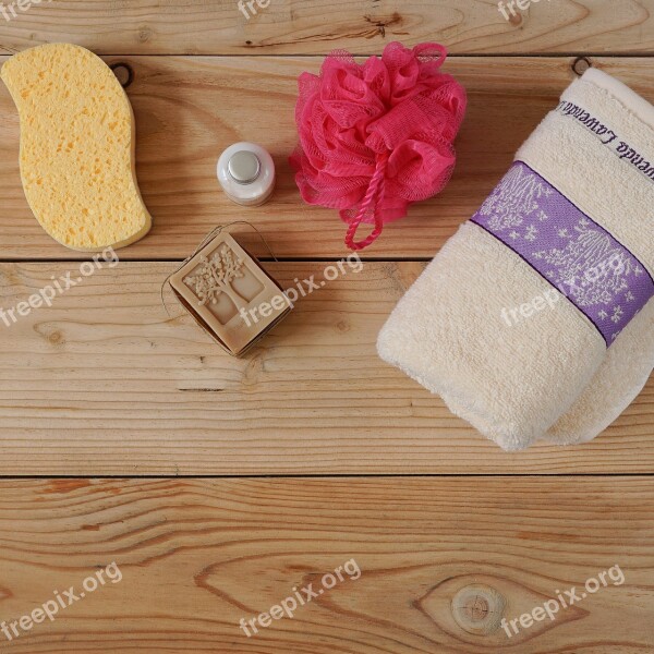 Hygiene Spa Soap Natural Towel