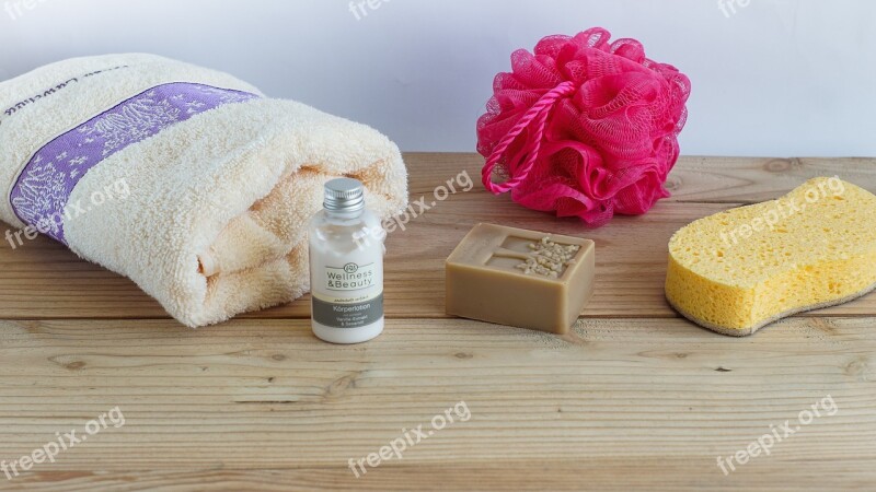 Hygiene Spa Soap Natural Towel