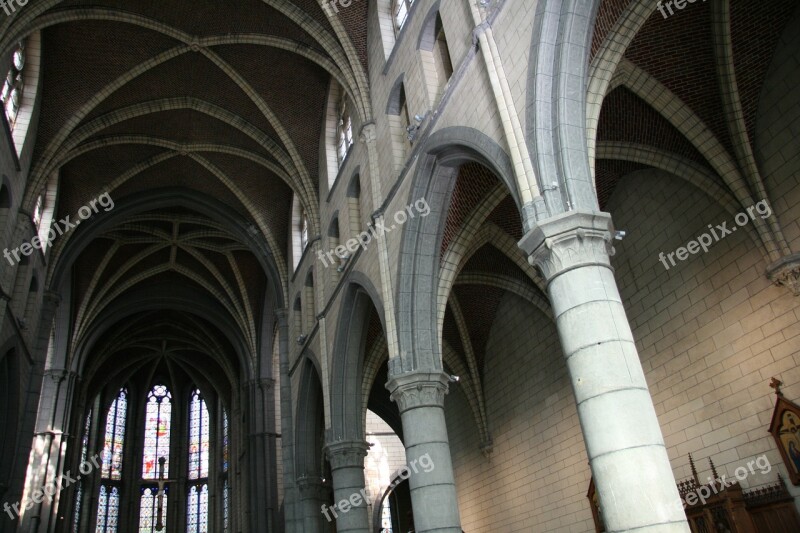 Church Basilica Belgium Cathedral In The Church