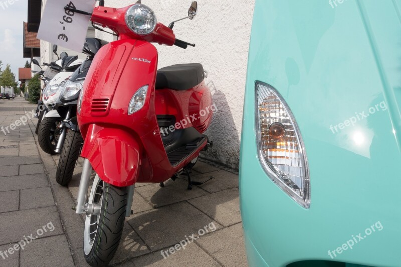 Motor Scooter Summer Driving Pleasure Series Turquoise