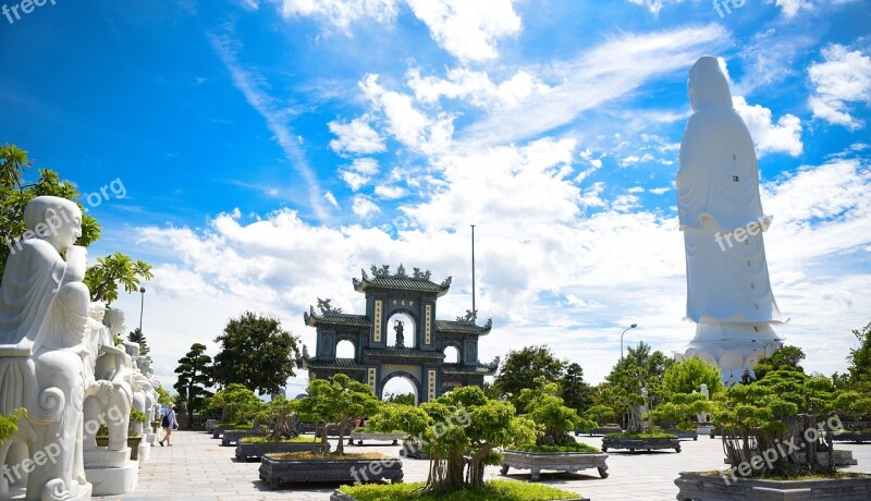 Buddha Statues Vietnam The Scenery Free Photos