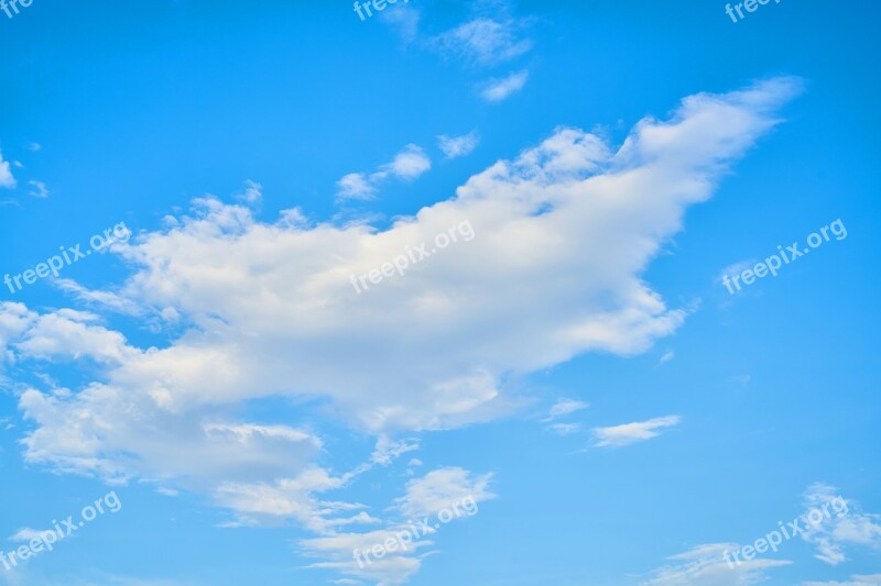 Cloud Blue Clouds White White Clouds