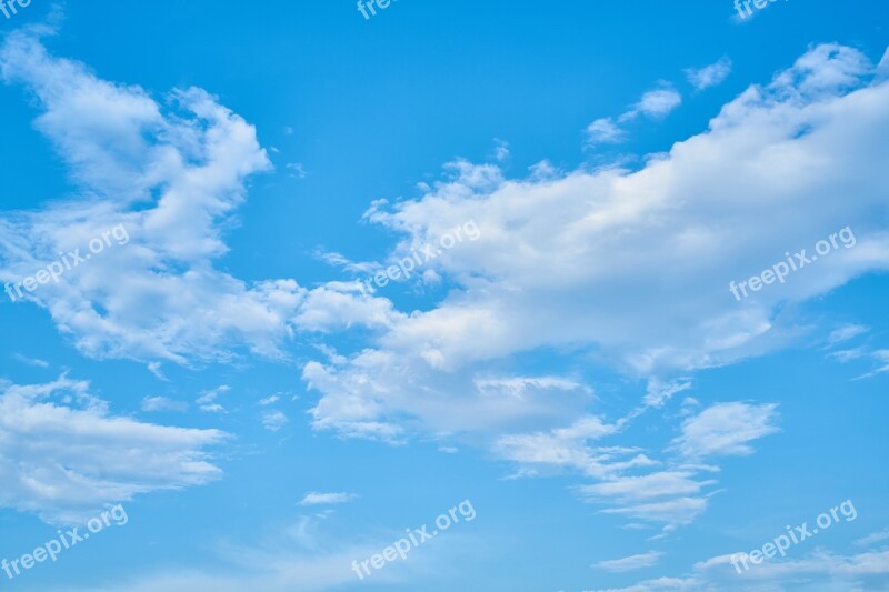 Cloud Blue Clouds White White Clouds