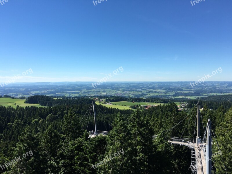 Allgäu Lake Constance Skywalk Treetop Walk Germany