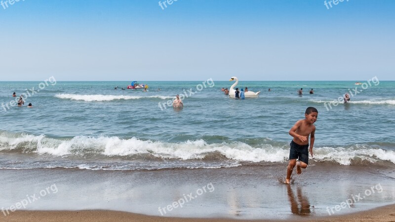 Beach Tipaza Alger Algeria Summer