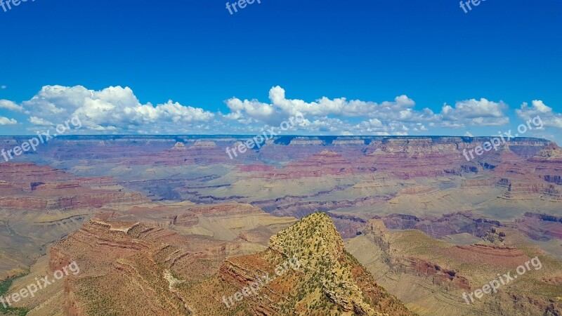 Sky Canyon Grand Canyon California Clouds