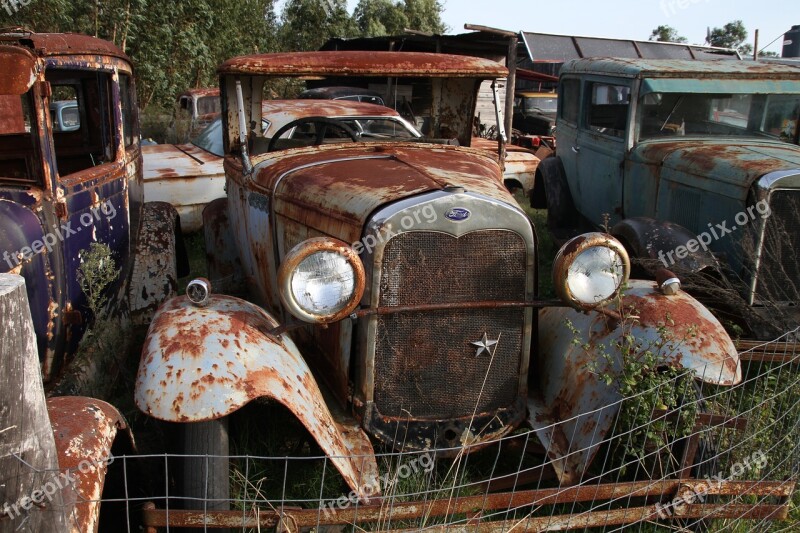 Car Old Abandon Vintage Antique