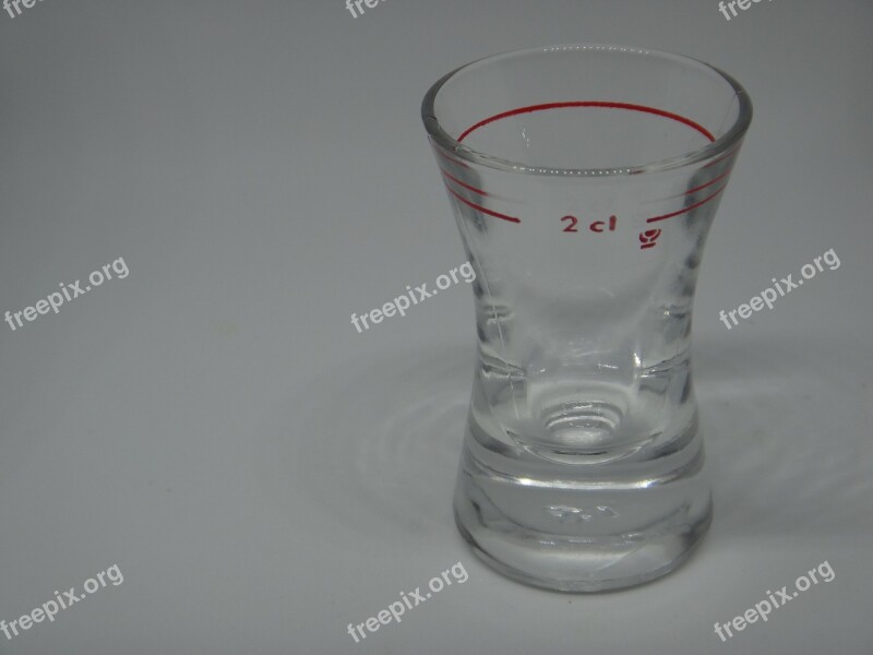 Pinnchen Glass Shot Glass Brandy Grain