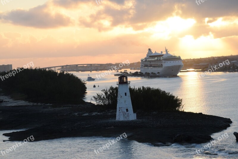 Bahamas Travel Ship Sea Caribbean