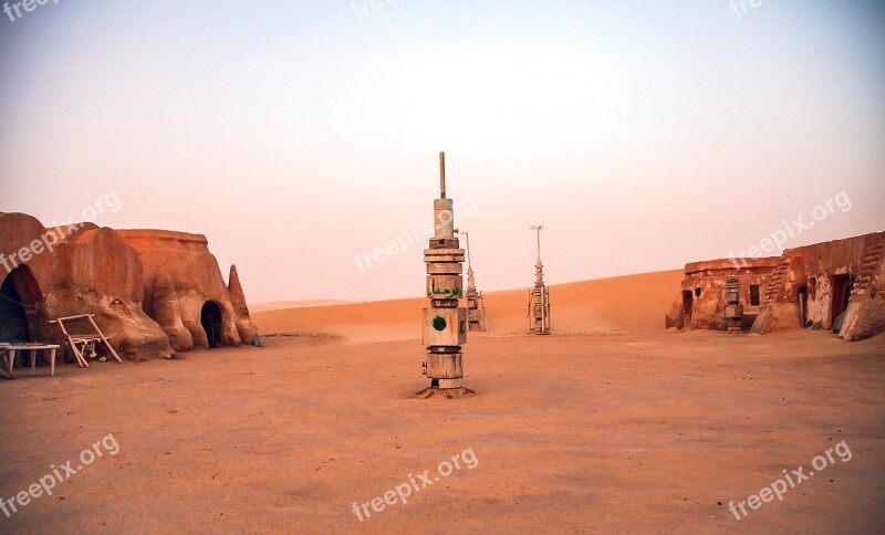 Tunisia Star Wars Location Desert Free Photos