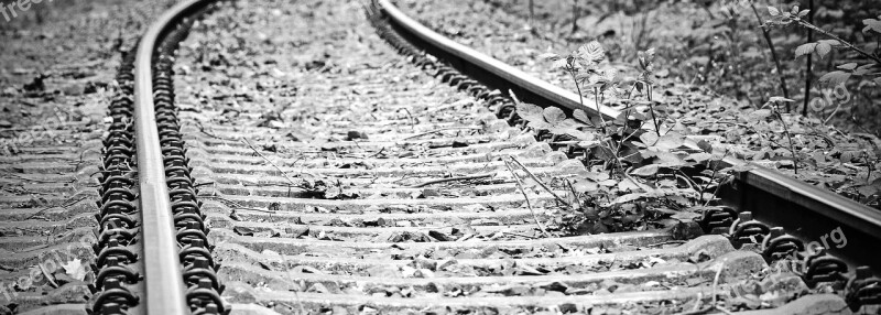 Rails Train Gleise Track Railway Tracks