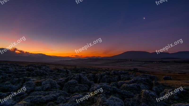 Landscape First Light Yorkshire Dales