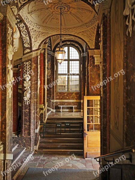 Drottningholm Palace Input Staircase Stairs Emergence