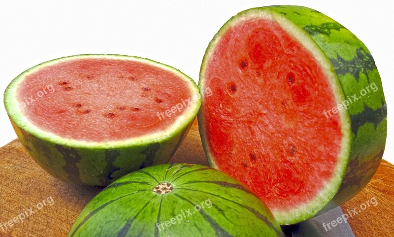 Melon Water Melon Crushed Pulp Delicious Healthy