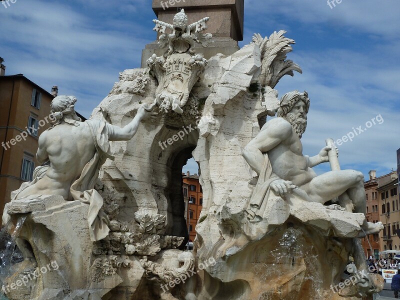 Rome Piazza Navona 2016 Rome Piazzanavona Free Photos