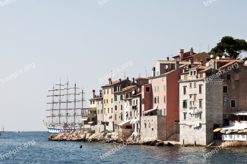 Croatia Sea Ship Sailing Ship Summer