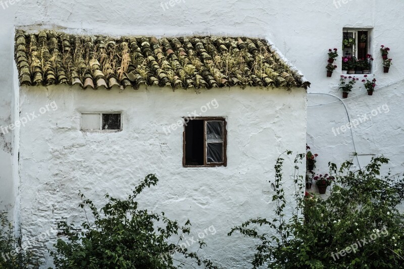 House Andalusia Facade Roof White Wall