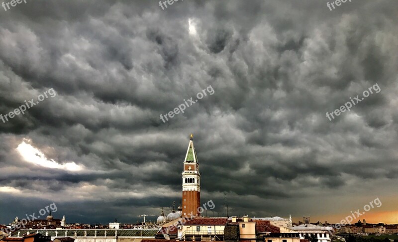 Venice Skyline Italy City Architecture