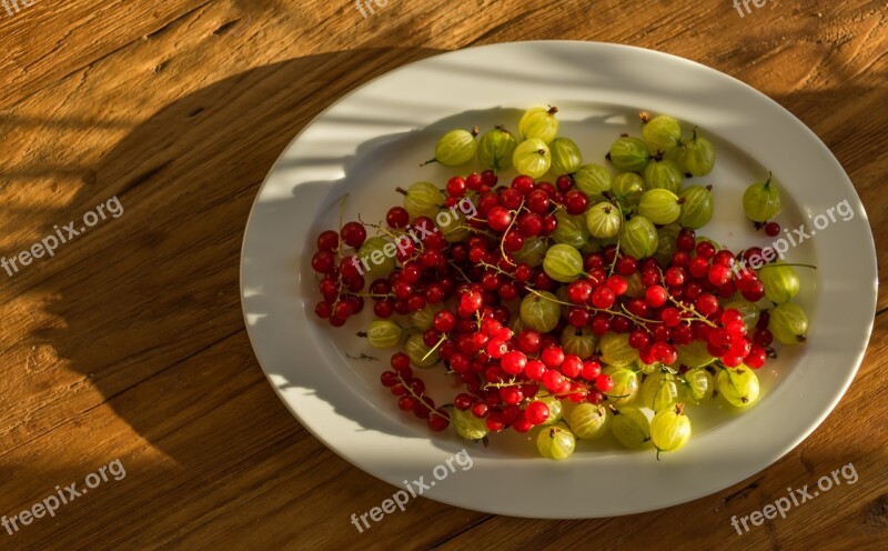 Fruit Berries Fruits Vitamins Gooseberries