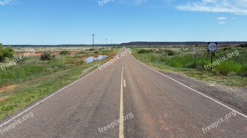 Road Highway Distance Perspective Horizon