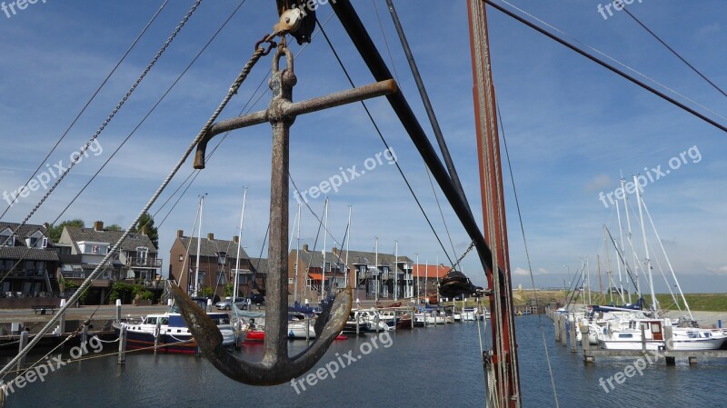 Anchor Port Anchorage Iron Boats