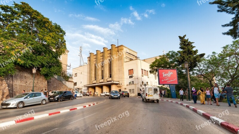 Road Bejaia Algeria Mediterranean City