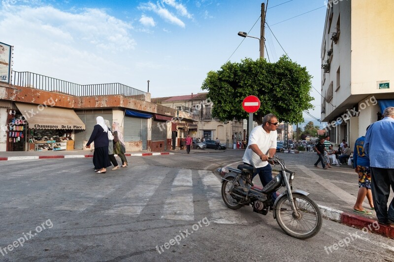 Road Bejaia Algeria People Mediterranean