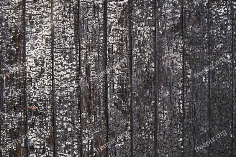 Wood Burnt Texture Background Coal