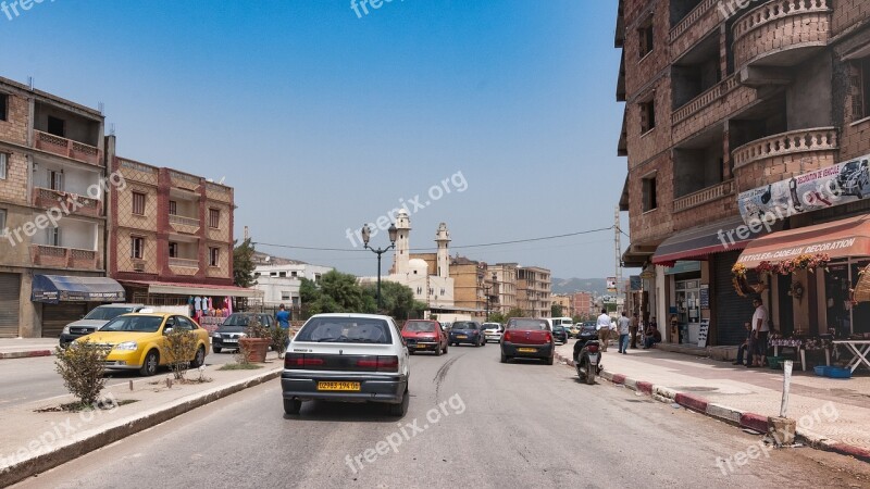 Bejaia Algeria City Mediterranean Road