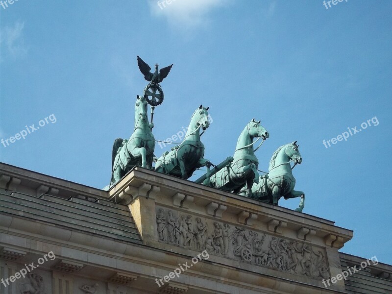 Berlin Germany Deutschland Brandenburger Tor Tor Brandenburguer