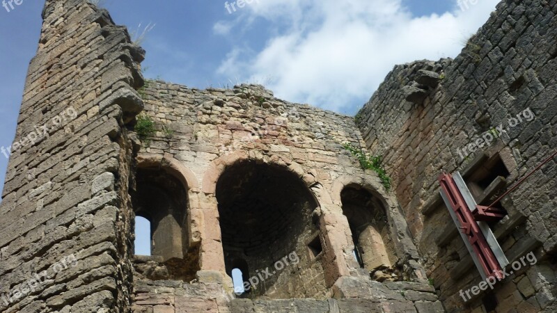 Burgruine Lobdeburg Cultural Monument In The Case Of Jena Free Photos