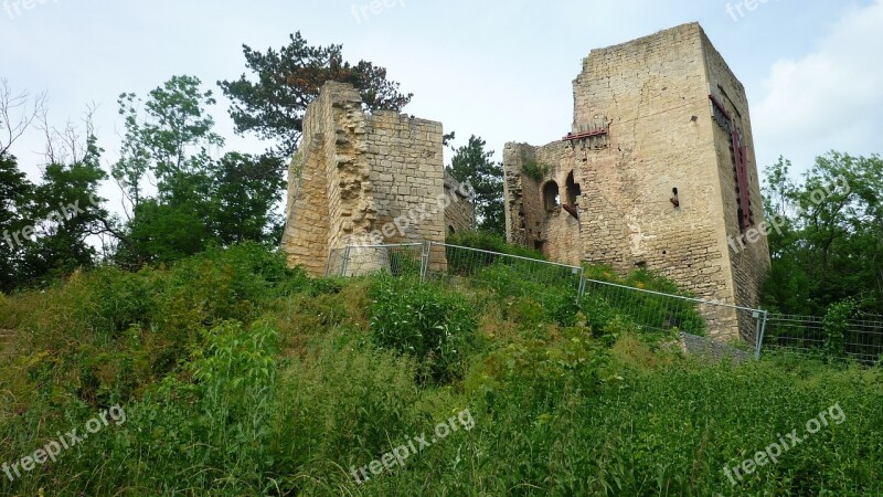 Lobdeburg Burgruine Cultural Monument In The Case Of Jena Free Photos