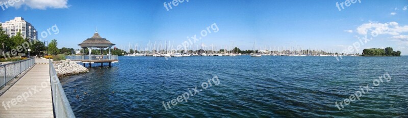 Walk Way Harbour Toronto Lake Free Photos