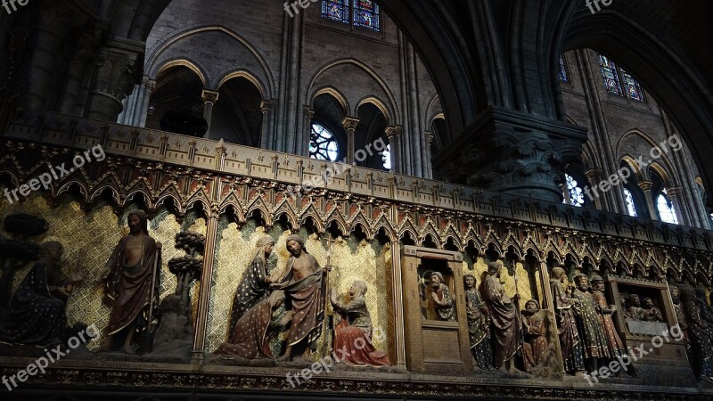 Notre Dame De Paris Church Paris Free Photos