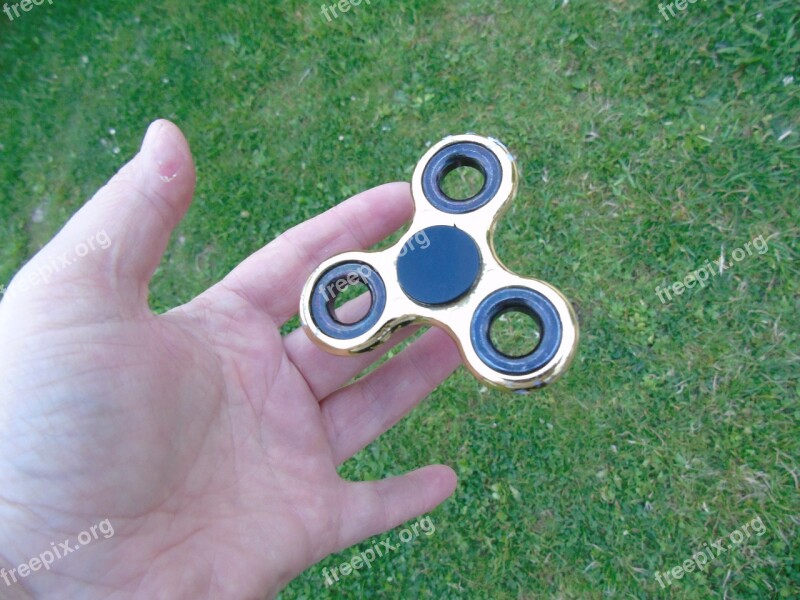 Fidget Spinner Spinner Toy Games Gold