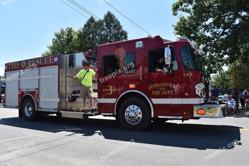 Firetruck Fire Truck Firefighter Emergency