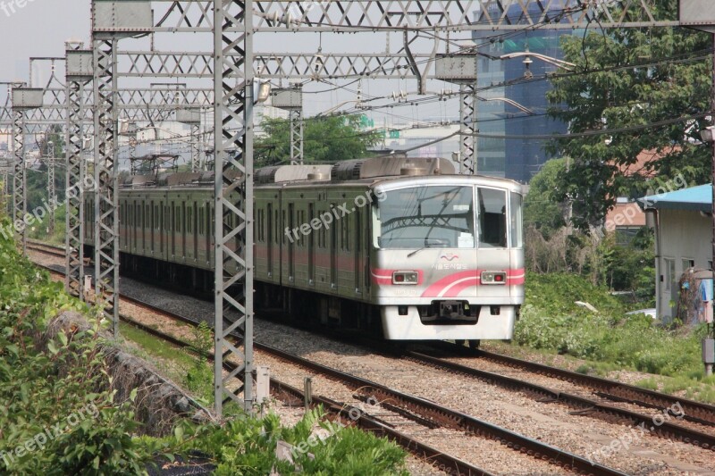 Train Subway Republic Of Korea Korea South Korea Subway