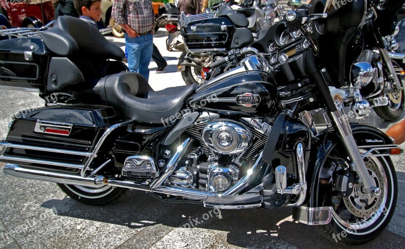 Spain Motorcycle Harley Davidson Chrome Motorbike