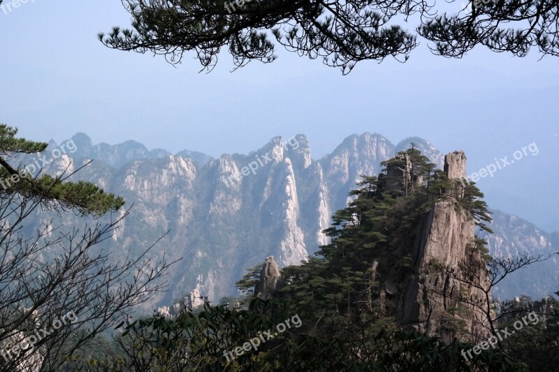 Sulfuric Acid Mountain People's Republic Of China Rock Travel