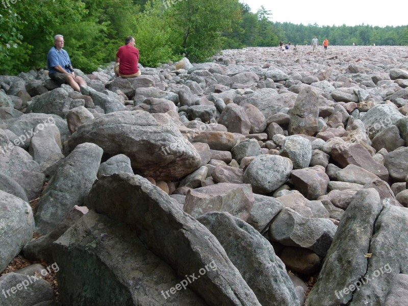 Boulders Boulder Field Rock Stone Natural