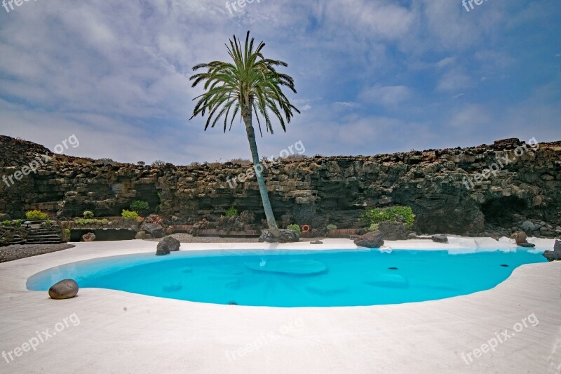 Jameos Del Agua Lanzarote Canary Islands Spain Africa