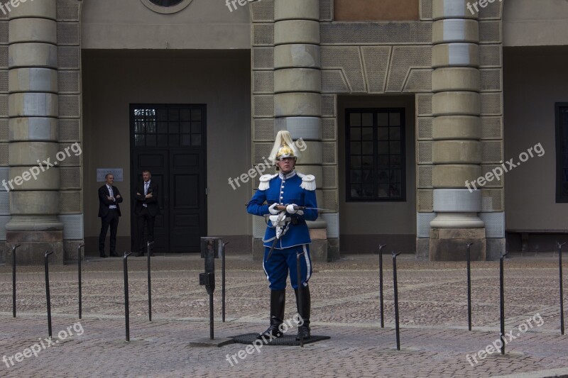 Stockholm Changing Of The Guard Castle Sweden Free Photos