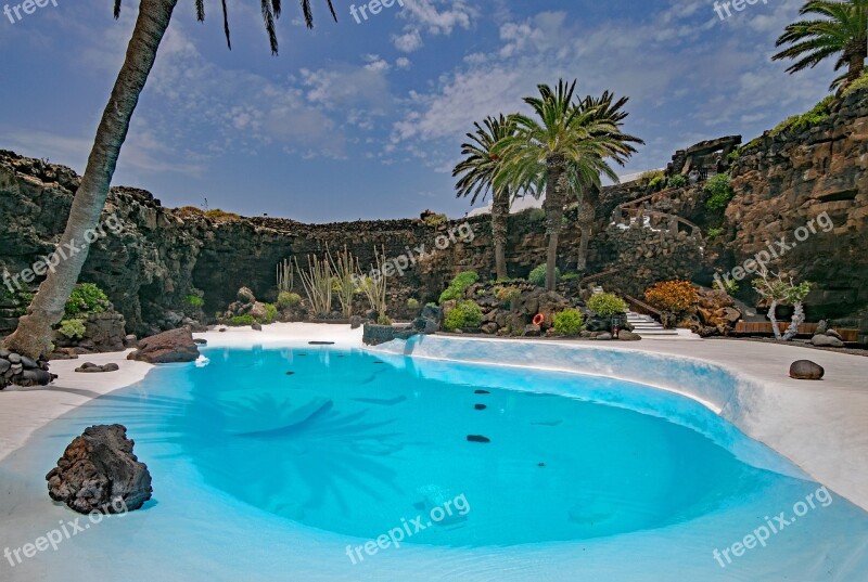 Jameos Del Agua Lanzarote Canary Islands Spain Africa