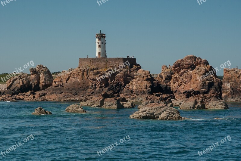 Brittany Brehat Island Lighthouse Navigation Tide