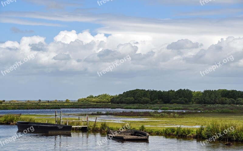 Marsh Brière Loire Atlantique Water Landscape