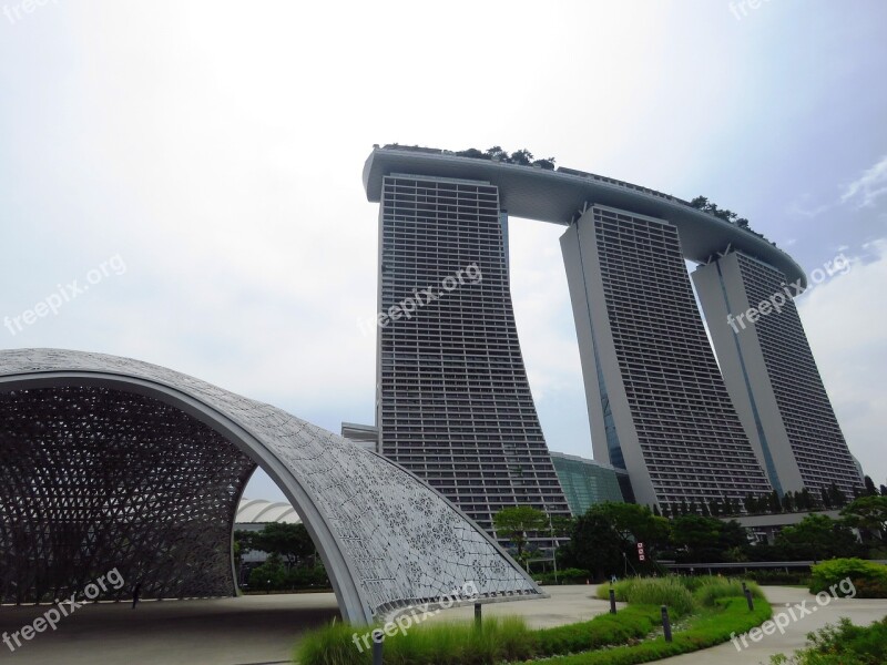 Marina Bay Garden By The Bay Singapore Marina Free Photos