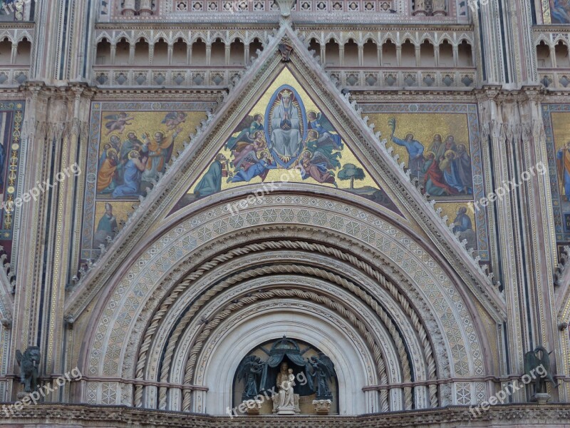 Orvieto Duomo Architecture Dome Italy