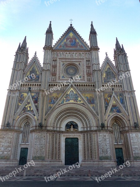 Orvieto Duomo Architecture Dome Italy